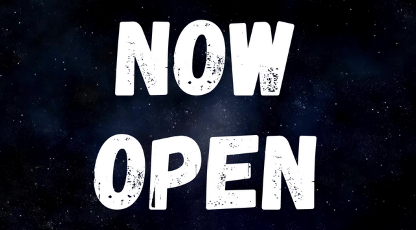 NOW OPEN Image